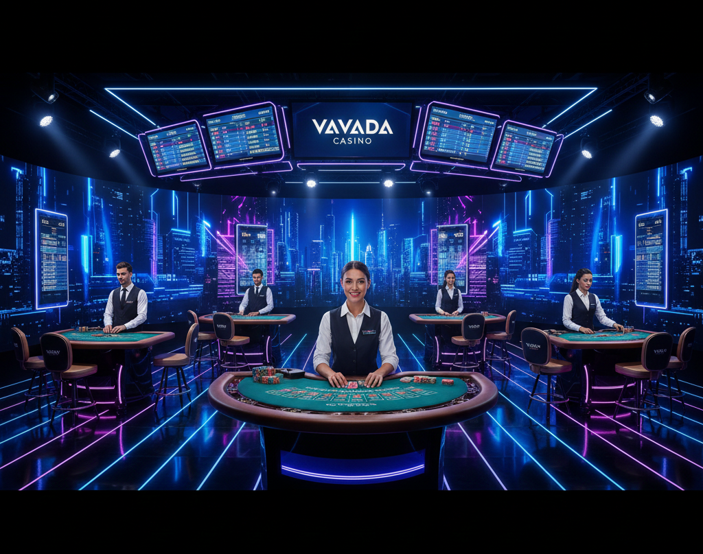 Live dealer table screenshot at Vavada Casino